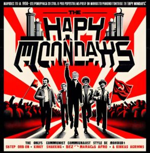 Happy Mondays - Band - Communist Propaganda Style Poster Design - smp104