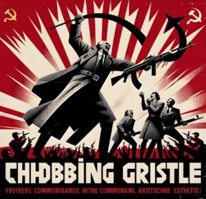 Throbbing Gristle - Band - Communist Propaganda Style Poster Design - smp90