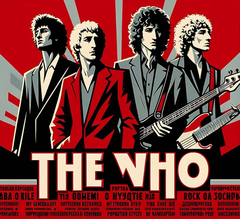 The Who - Band - Communist Propaganda Style Poster Design - smp164