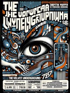 Velvet Underground – Band – Communist Propaganda Style Poster Design – smp236