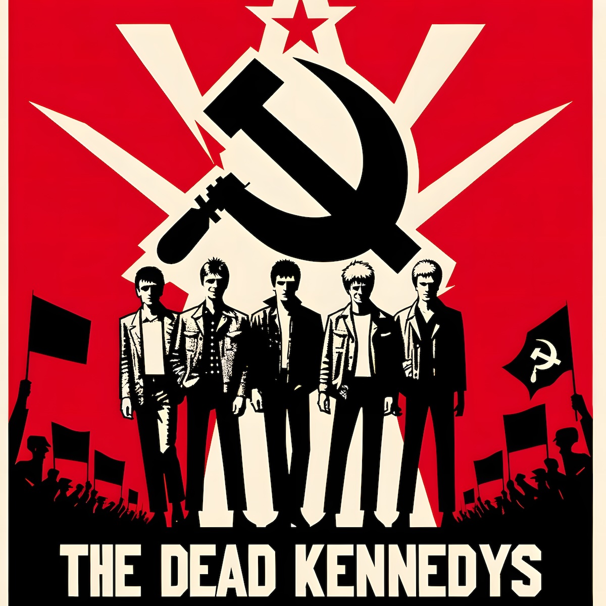 The Dead Kennedys – Band – Communist Propaganda Style Poster Design – smp387