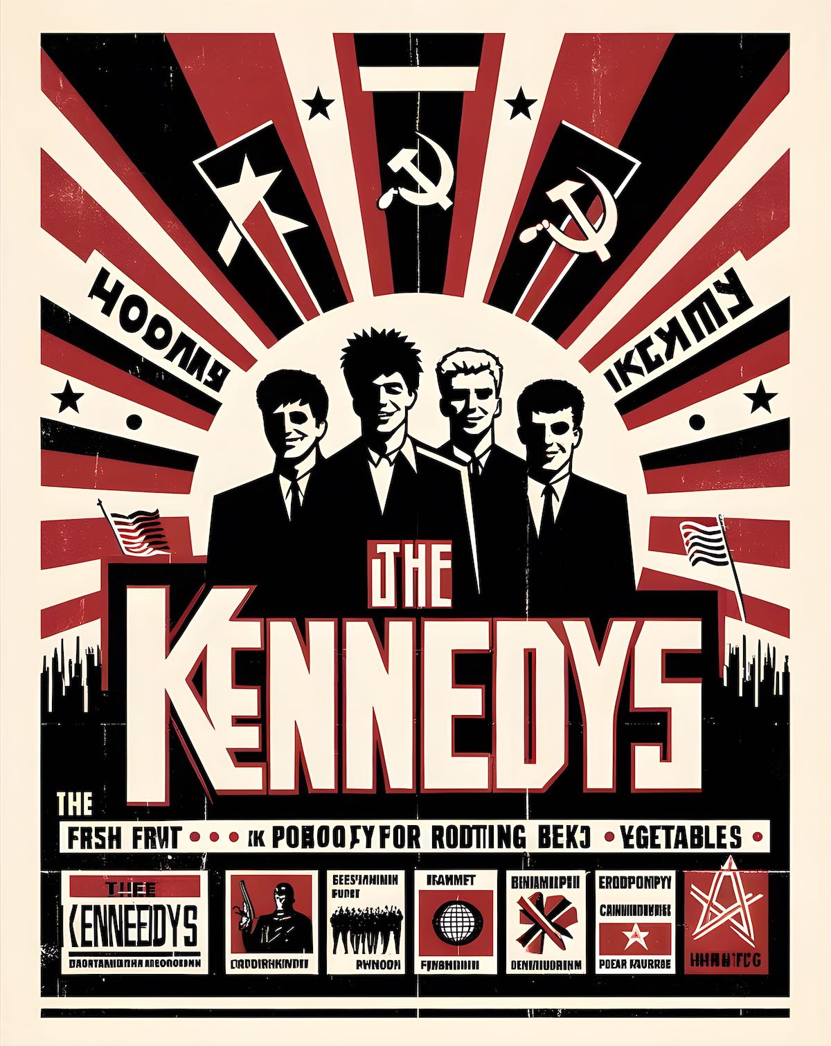 Dead Kennedys – Band – Communist Propaganda Style Poster Design – smp74