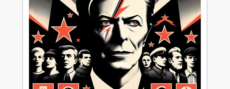 David Bowie – Character – Communist Propaganda Style Poster Design – smp98