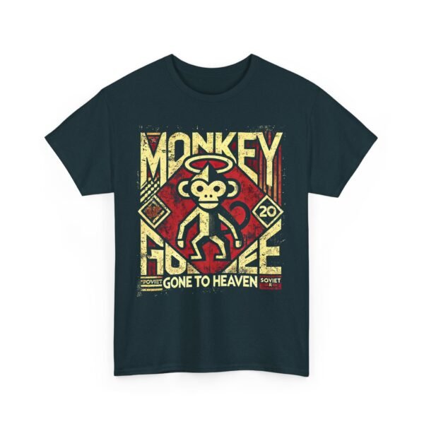 The Pixies - Monkey Gone to Heaven - Soviet Propaganda Style - USSR T-shirt - Image 5