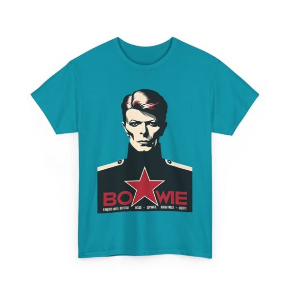 David Bowie T-shirt - Soviet Propaganda Style - USSR T-shirt - Image 3