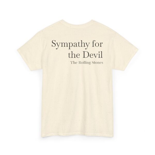 Rolling Stones T-shirt - Sympathy for the Devil Surrealist Lyric Tee - Image 2