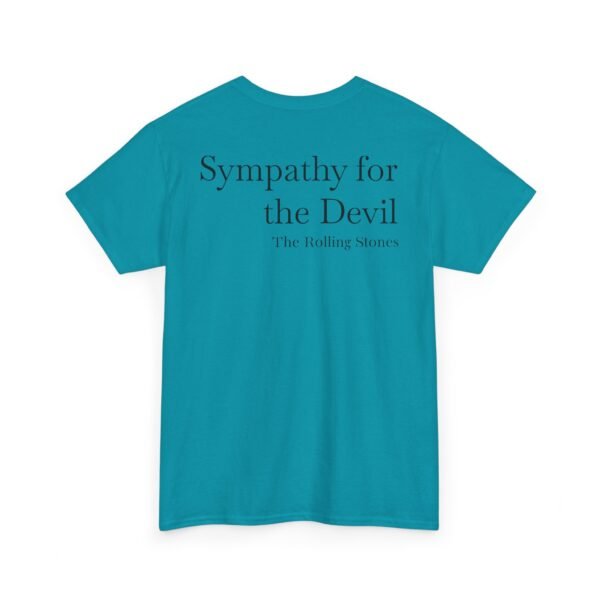 Rolling Stones T-shirt - Sympathy for the Devil Surrealist Lyric Tee - Image 4