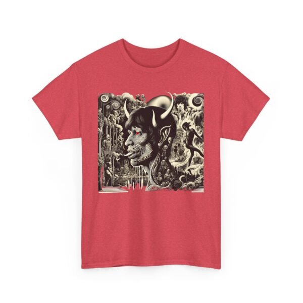 Rolling Stones T-shirt - Sympathy for the Devil Surrealist Lyric Tee - Image 17